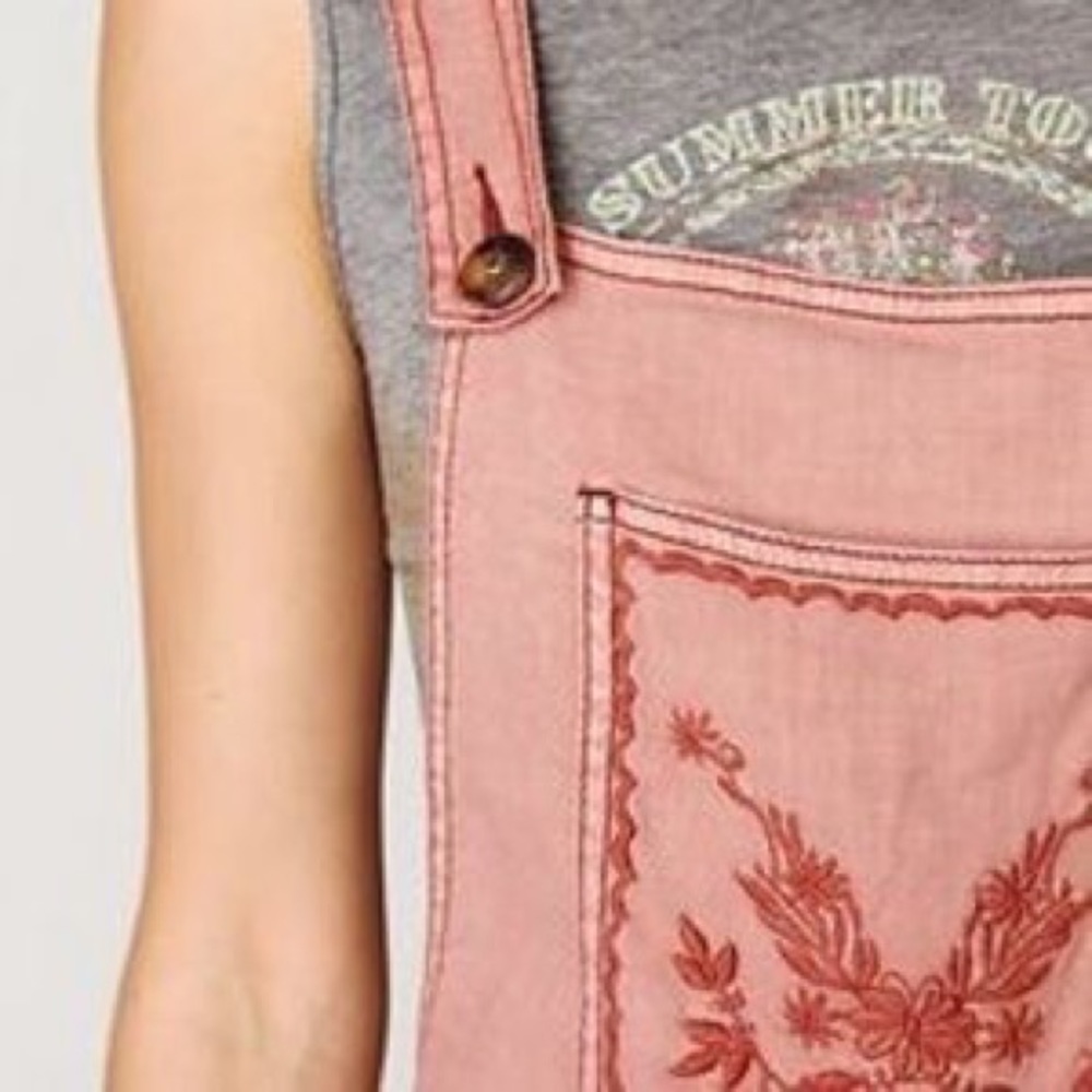 Free People Farrah Overalls Rare 🏝 - Picture 2 of 5